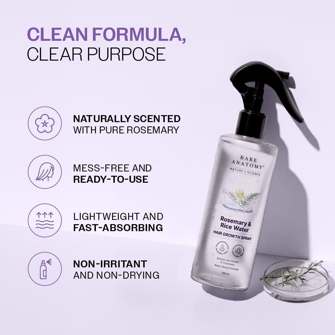 Rosemary Rice Hair Growth Spray